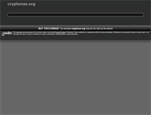 Tablet Screenshot of cryptonas.org